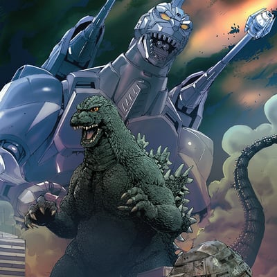 Godzilla mechagodzilla cover - Thumbnail 2