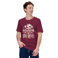 I'm not procrastinating, I'm doing side quests t-shirt Unisex - Thumbnail 24