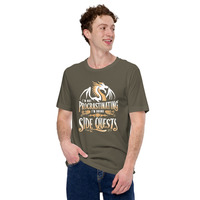 I'm not procrastinating, I'm doing side quests t-shirt Unisex - Thumbnail 52