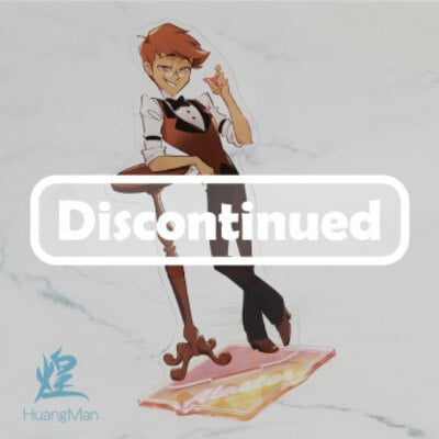 Hazbin hotel - alastor - human (acrylic figure stand)