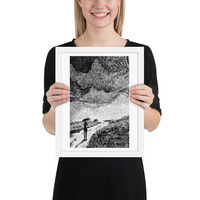 Black and White Bridge Canvas: Timeless Architectural Art for Elegant Spaces - Thumbnail 13