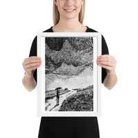 Black and White Bridge Canvas: Timeless Architectural Art for Elegant Spaces - Thumbnail 14