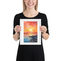 Beautiful Sunset Canvas: Breathtaking Sky Art for a Warm & Serene Ambiance - Thumbnail 8