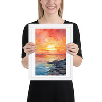 Beautiful Sunset Canvas: Breathtaking Sky Art for a Warm & Serene Ambiance - Thumbnail 9