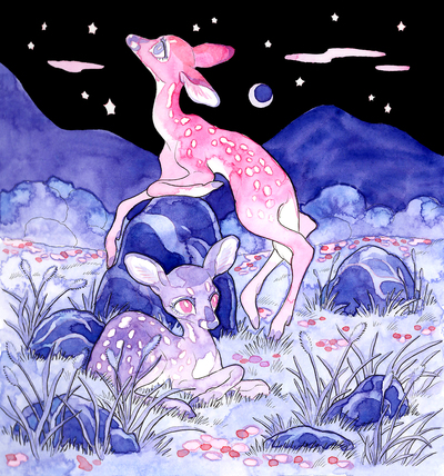 8.5x8.5 lavendarpink charity print