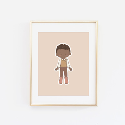 Caramel cutie print - Thumbnail 1