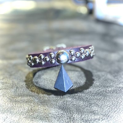 Dome-stud regal wristband