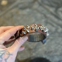 1”-wide chaotic short british-studs Wristband (color options) - Thumbnail 1