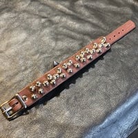 1”-wide chaotic short british-studs Wristband (color options) - Thumbnail 2