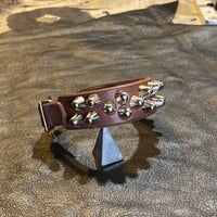 1”-wide chaotic short british-studs Wristband (color options) - Thumbnail 7