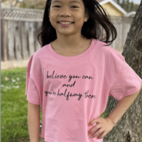 Believe You Can Crop Tee - Thumbnail 4