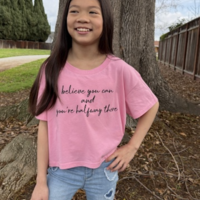 Believe You Can Crop Tee - Thumbnail 8