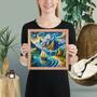 Lagoon  = Framed photo paper poster-3