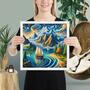 Lagoon  = Framed photo paper poster-4