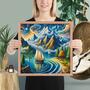 Lagoon  = Framed photo paper poster-8