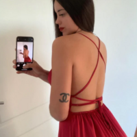 Sexy Straps A Line Purple Long Prom Dress With Split - Thumbnail 3