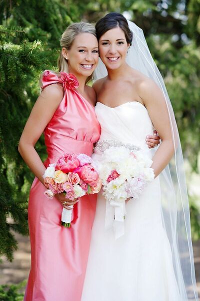 Elegant Pink High Neck Mother of the Bride/Groom Dress Evening Formal Prom Dress