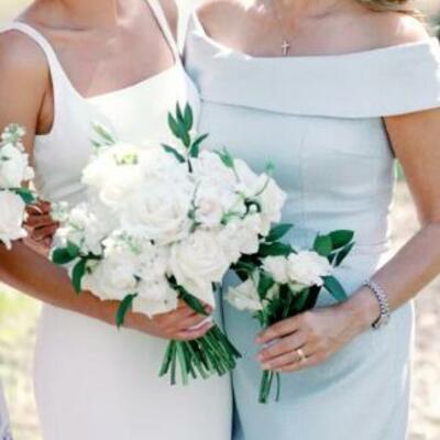 Elegant light blue sheath mother of the bride/groom dress evening formal prom dress - Thumbnail 2