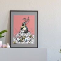A3 Print by Dhani Barragan "SURVIVOR BIRD II"  - Thumbnail 5