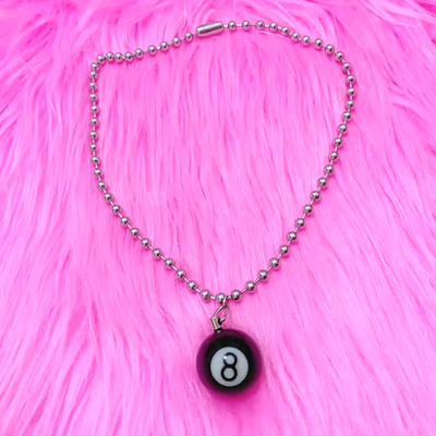 8 ball necklace