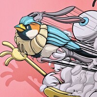 A3 Print by Dhani Barragan "SURVIVOR BIRD I"  - Thumbnail 1