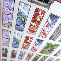 "Senja-e" A4 sticker sheet - Thumbnail 1