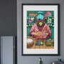 A3 Print by Dhani Barragan "The SUSHI MASTER" -2