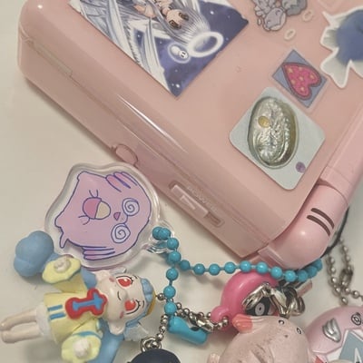 Chansey mini acrylic charm