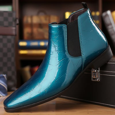 Men's slip on chelsea boots