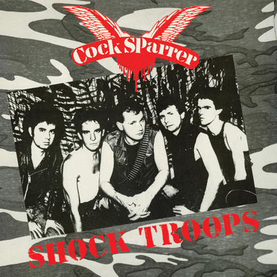 Cock sparrer-shock troops lp ( red) 