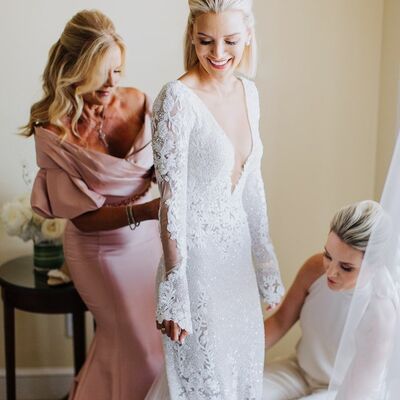 Sexy mermaid appliques tulle wedding dress bridal dress bridal gown - Thumbnail 2