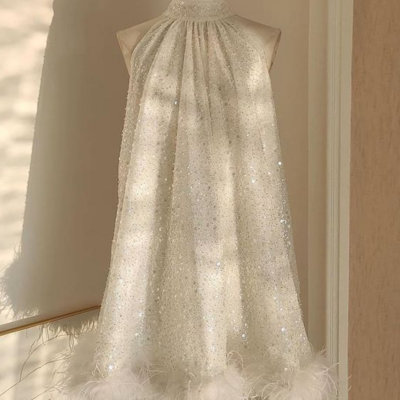 Sexy white short prom dresses, cocktail dresses