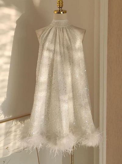 Sexy White Short Prom Dresses, Cocktail Dresses