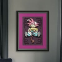 A3 Print by Dhani Barragan "DECONSTRUCTED HUNGRY G. Zombie Party"  - Thumbnail 2