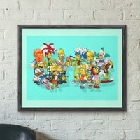 A3 Print by Dhani Barragan "Deconstructed SPRINGFIELD"  - Thumbnail 5