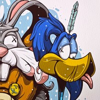 A3 Print by Dhani Barragan "SURVIVOR TEDDY BEAR"  - Thumbnail 2