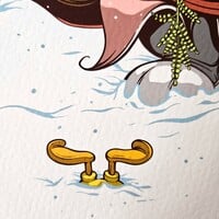 A3 Print by Dhani Barragan "SURVIVOR TEDDY BEAR"  - Thumbnail 4