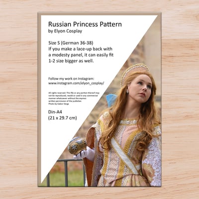 Russian princess pattern (s-m) - pdf