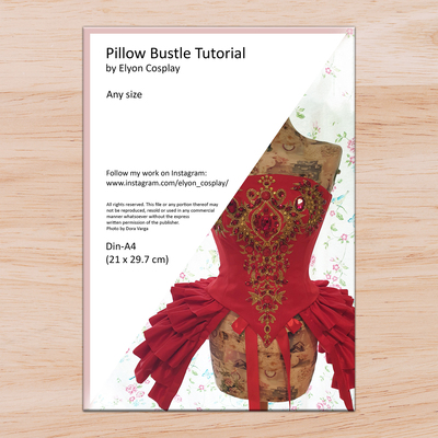 Pillow bustle tutorial
