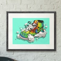 A3 Print by Dhani Barragan "Deconstructed AIR J. 1 J.BALBIN"  - Thumbnail 3