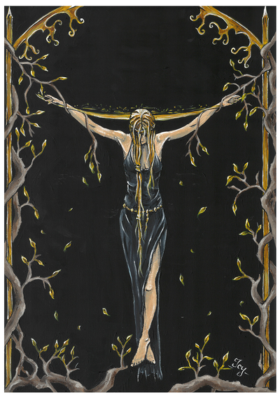 Elden Ring signed art print Queen Marika the Eternal 