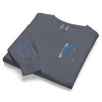Unisex garment-dyed sweatshirt - Blue Birds - Thumbnail 6