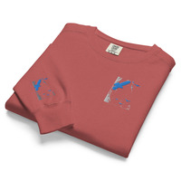 Unisex garment-dyed sweatshirt - Blue Birds - Thumbnail 9