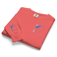 Unisex garment-dyed sweatshirt - Blue Birds - Thumbnail 12