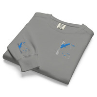 Unisex garment-dyed sweatshirt - Blue Birds - Thumbnail 15