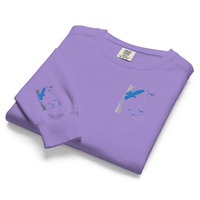 Unisex garment-dyed sweatshirt - Blue Birds - Thumbnail 18