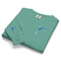 Unisex garment-dyed sweatshirt - Blue Birds - Thumbnail 21