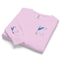 Unisex garment-dyed sweatshirt - Blue Birds - Thumbnail 24