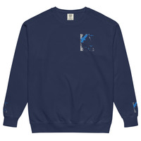 Unisex garment-dyed sweatshirt - Blue Birds - Thumbnail 33