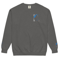 Unisex garment-dyed sweatshirt - Blue Birds - Thumbnail 34